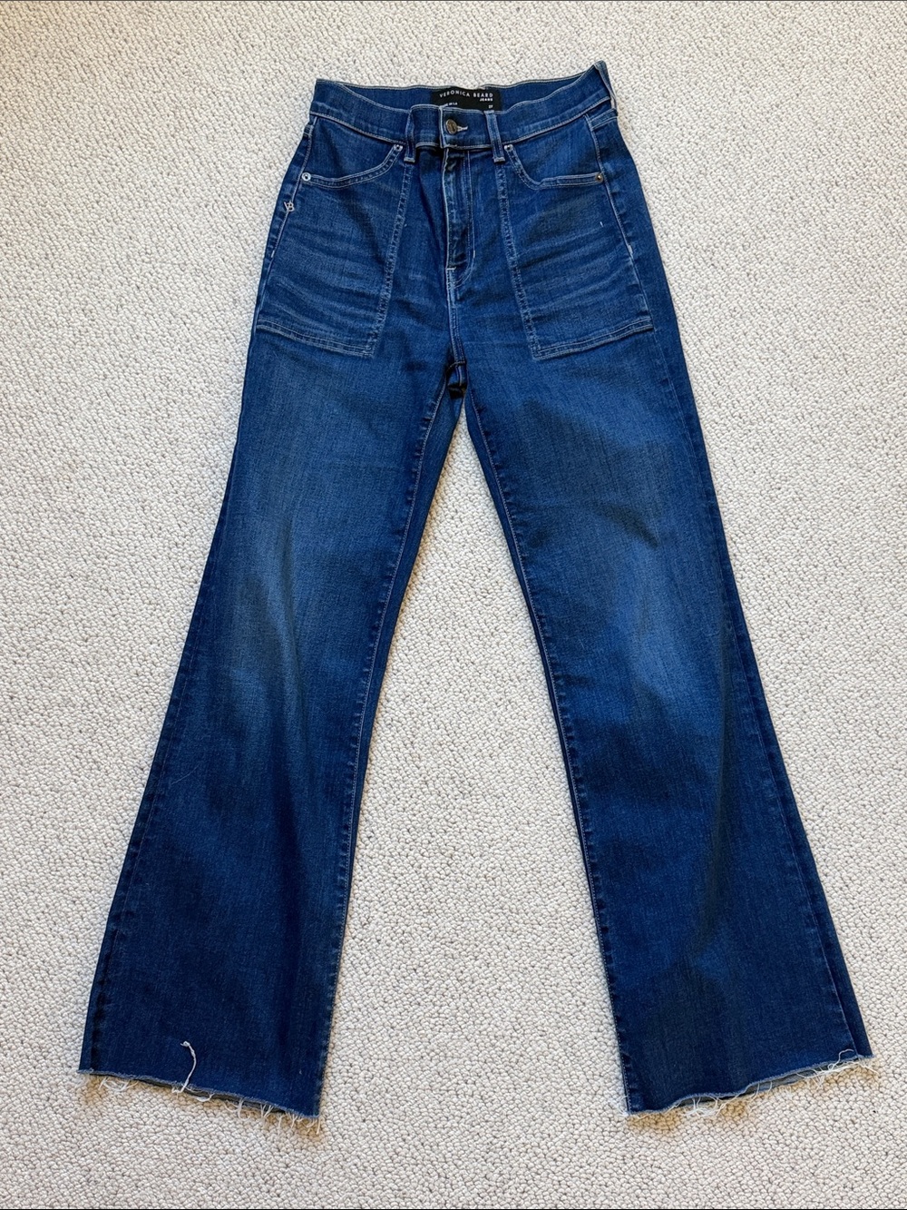 Veronica Beard Crosbie Slim Wide Leg Jeans - Astro - size 27 - Picture 2 of 5